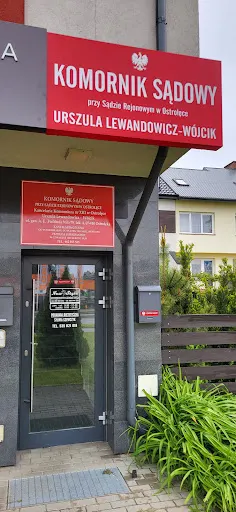 Urszula Lewandowicz-Wójcik Komornik Sądowy przy Sądzie Rejonowym w Ostrołęce